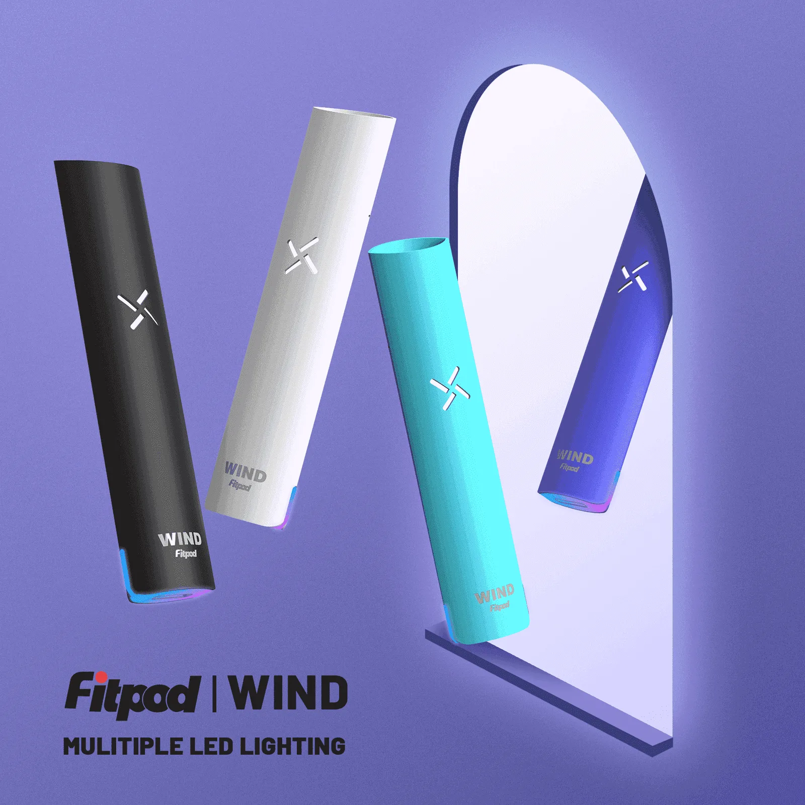 Fitpod Wind氣流發光一代電子煙可調壓主機：圖片 2